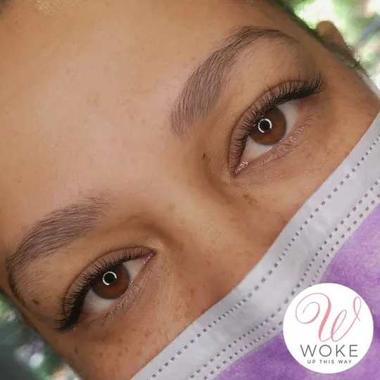 Classic eyelash extensions with defined brows, Woke Up This Way, Somerset West